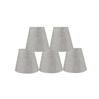 4.5 in. H x 5 in. W Plastic Empire Candelabra Shade