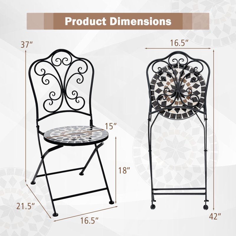 Chaise d'appoint pliante Seresa