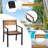 Ananda 6 - Person Acacia Patio Dining Set with Rectangular Table