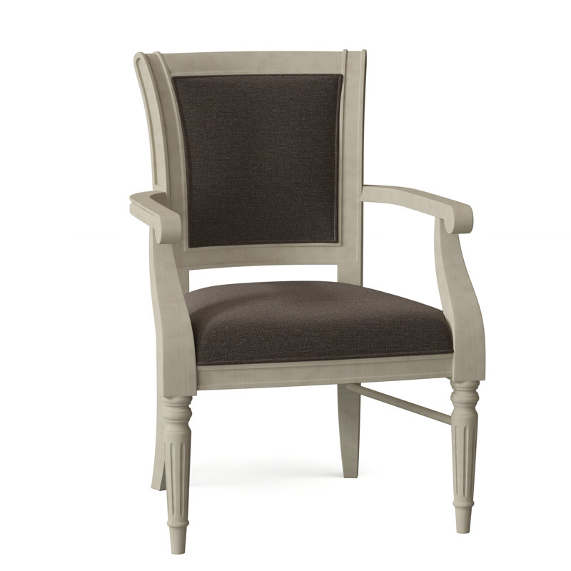 Fauteuil Edgemont, Amande chamois, 3022 Huître