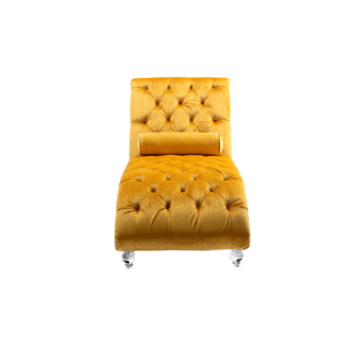 Alexica Velvet Chaise Lounge