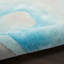 Tapis prismatique Nourison bleu brume de mer-116915202