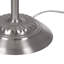 Lampe argentée 14,5 po Amann
