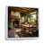 White Floater Framed