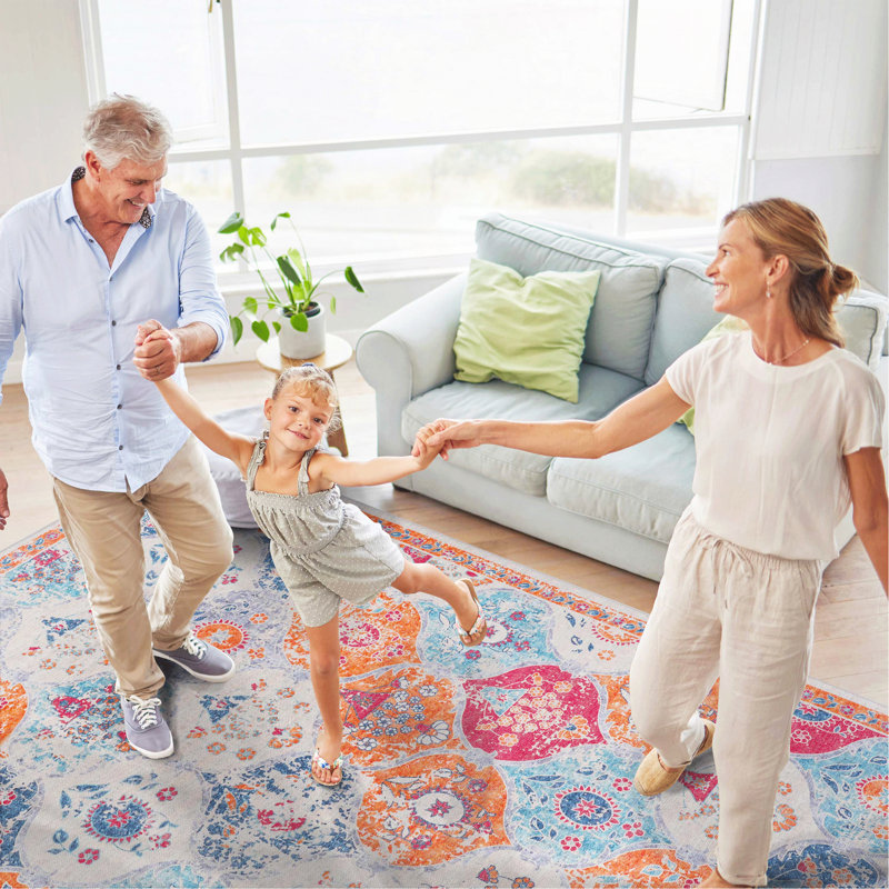 Washable Rug, Rectangle 5' x 8'