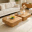 Ensemble de 2 pièces de table basse carrée 31,5 pouces Handcraft-1602833268
