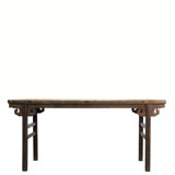 61" Long Elm Wood Console Table