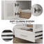 Ensemble de meuble-lavabo simple 24 po avec miroir Ashveer-30993778