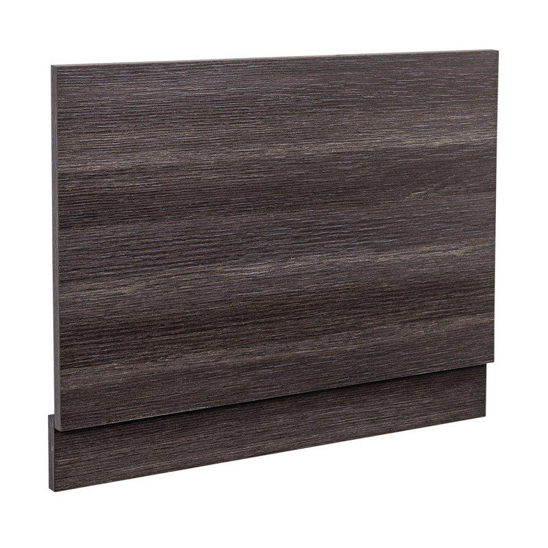 Modern Bathroom MDF Wooden Bath Adjustable 700Mm End Panel, Calm Grey