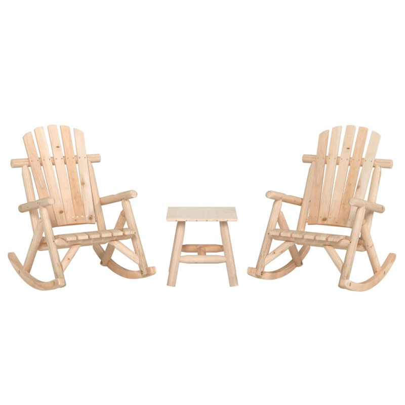 Solid Wood 2 - Person Seating Group, Natural