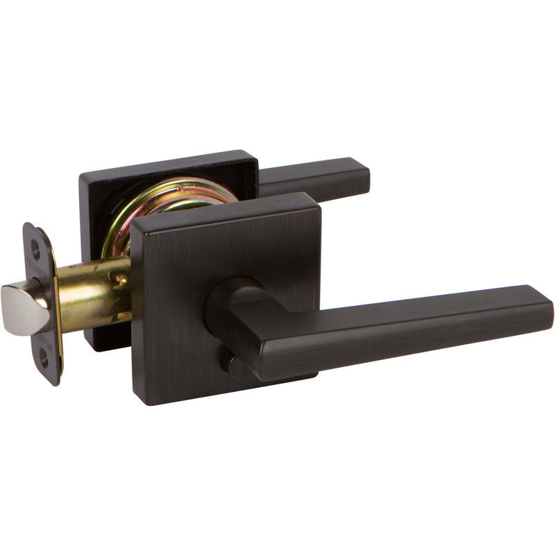 Vida Privacy (Bed & Bath) Door Lever, Tuscany Bronze