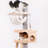 62" H Pure Solid Wood Multi-Nest Cat Climbing Frame with Toys