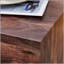 Table basse 39,3 x 23,6 x 12 po en bois aggloméré à grain de bois - Design luxueux, décor de salon parfait avec texture tendance