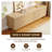 Modern Wood Color TV Stand for Living Room, Bedroom, Television Stand with 2 Cabinets