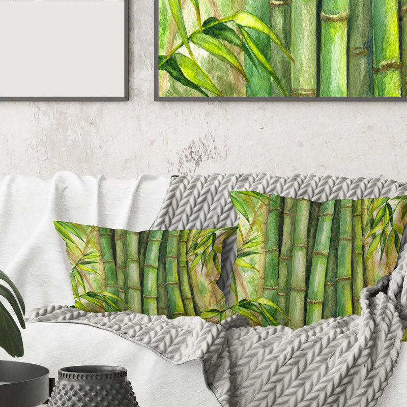 Floral Throw Pillow, 18" x 18"