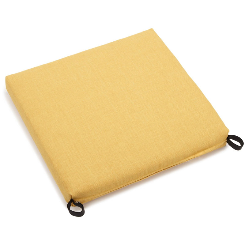 Outdoor 3'' Seat Cushion, Lemon