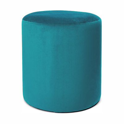 Hensel 28 cm W Velvet Round Ottoman