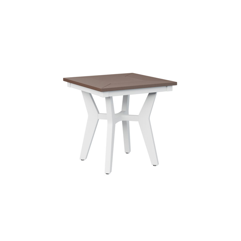 Table de bout carrée Newtowne, Chocolat / Brun