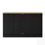 Multi-Functional Storage Sideboard with Extendable Table, Adjustable Shelves, and 3-Tier Pull-Out Rack for Versatile Use in Kitchen and Dining Areas