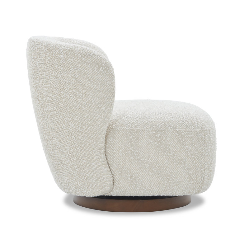 Chaise pivotante Zola perle