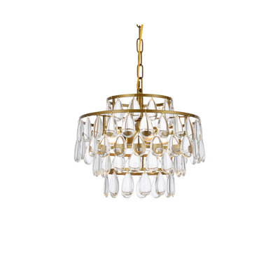 Stiner 3 - Light Dimmable Tiered Chandelier