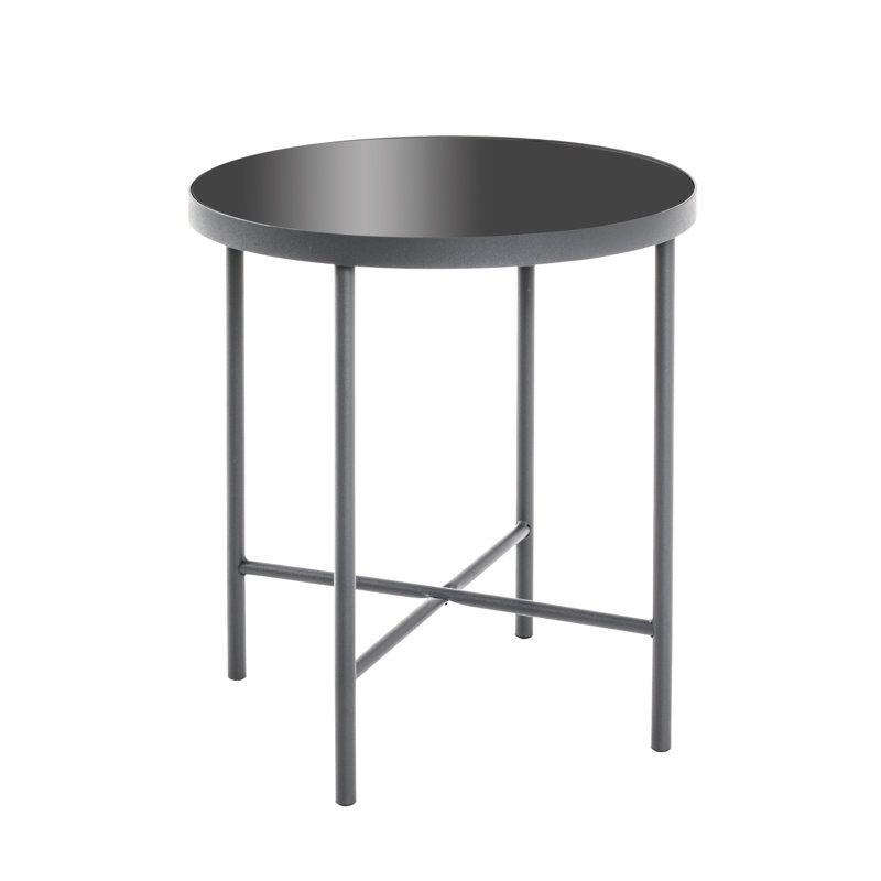 Glass Top End Table