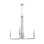 4 - Light Geometric Rectangle Chandelier