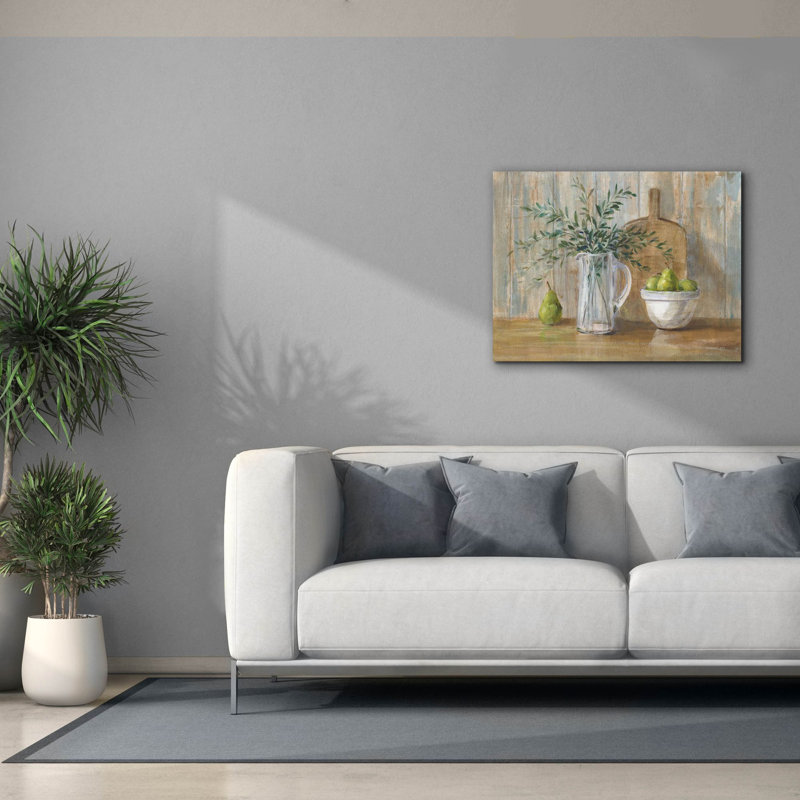  «Autumn Kitchen» par Danhui Nai, art mural sur toile, H 26 po x l 34 po