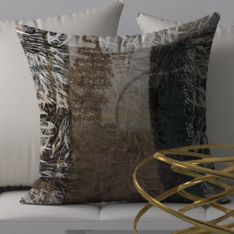Housse de coussin carrée/insert, 24 po x 24 po