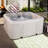 Intex 4 - Person 13 - Jet Rectangular Plug and Play Hot Tub in Brown