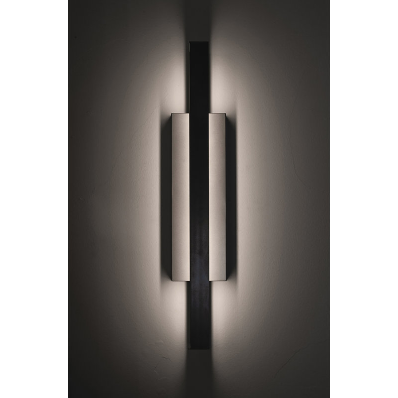 Largel LED Wall Light, Painted Nickel