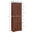 Tall Storage Cabinet With 8 Doors And 4 Shelves, Wall Storage Cabinet For Living Room, Kitchen, Office, Bedroom, Bathroom-2030676258