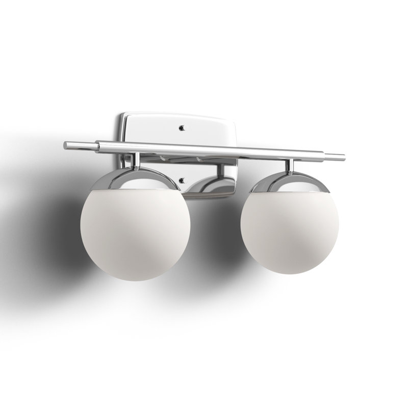 Colford 2-Light Vanity Light, Chrome