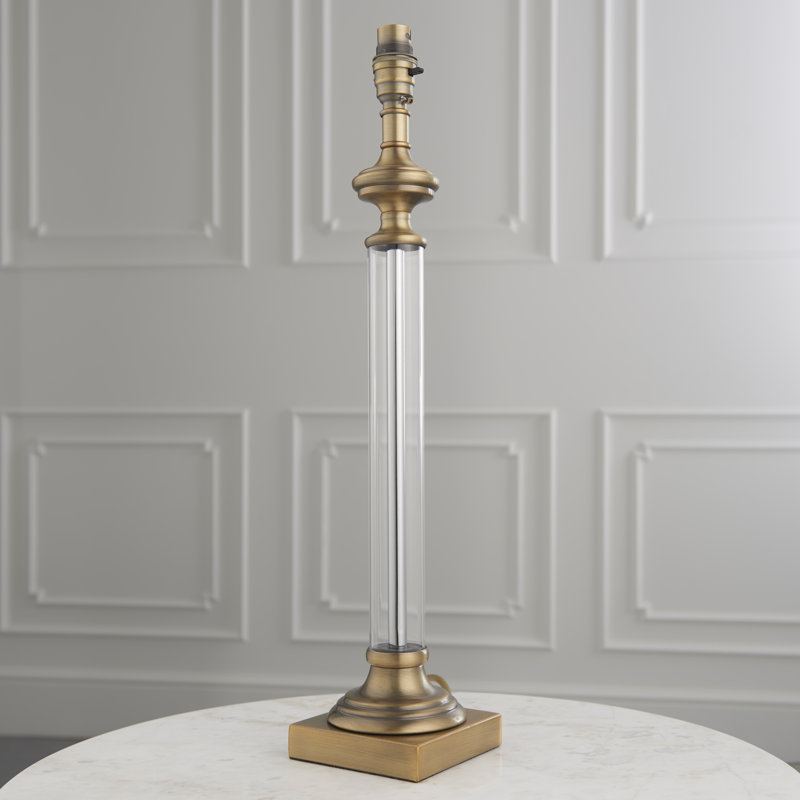 Abdi Metal Lamp Base Lamp, Antique Brass