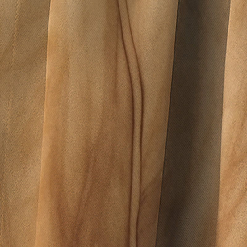 Rideau fleuri brun et beige Harmony III, L 52 po x L 84 po