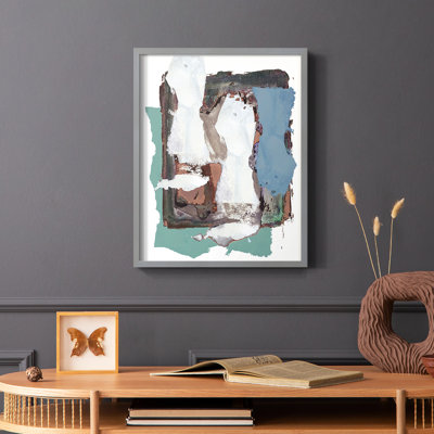 «Brights Soft Wash I», reproduction encadrée - bois massif