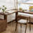 Nut-brown Free Form Solid Wood Writing desk-154079495-154079499
