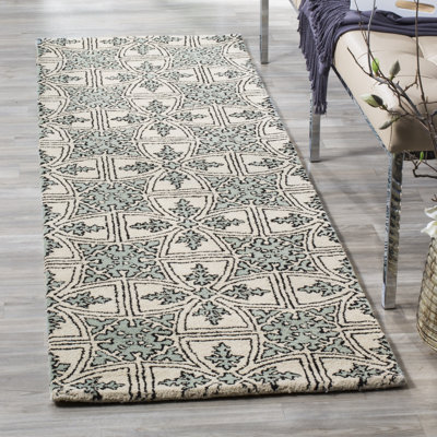 Martelange Hand Tufted Wool Geometric Rug