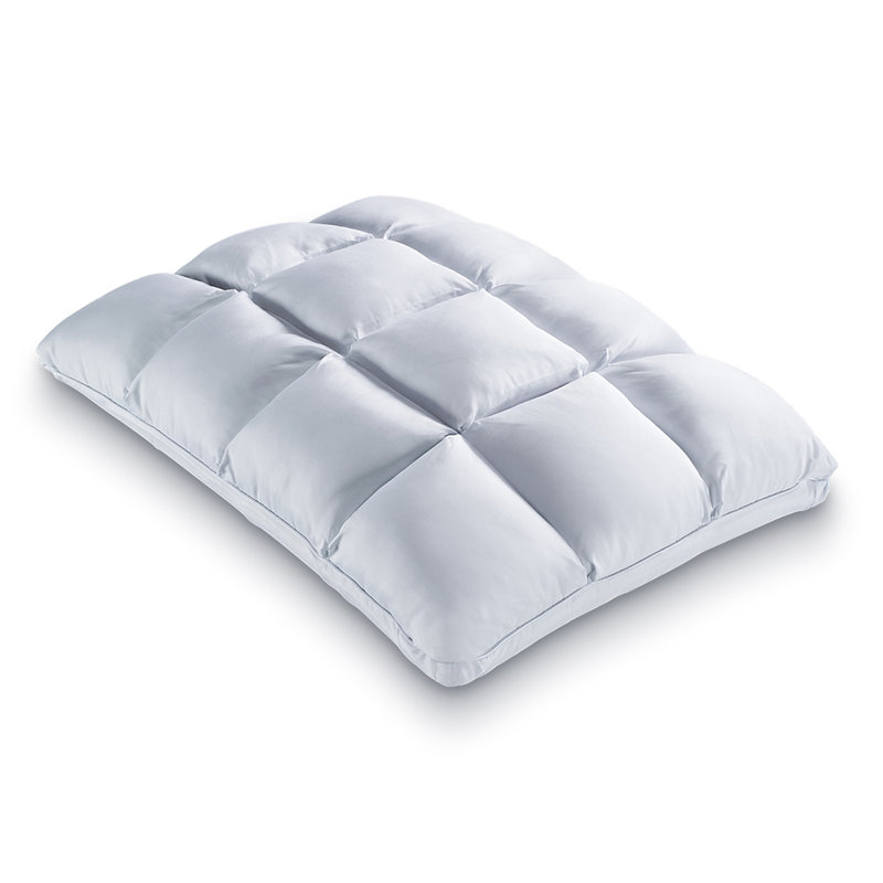 Queen White Cooling Gel Memory Foam Pillow