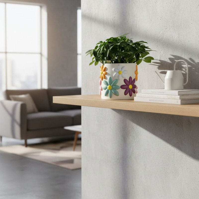 Planter, White