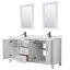 Meuble-lavabo double 72 po avec plateau en quartz et miroir Daria-100481607-100481609-100501908