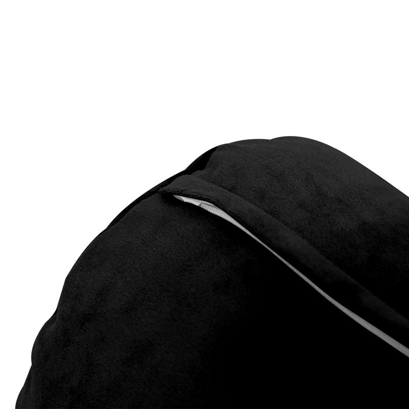 Solid Colour Pillow Cover, Black