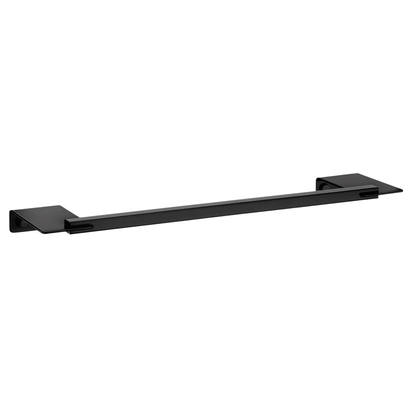 Grande barre à serviettes Sidney, Noir mat, 17.7"