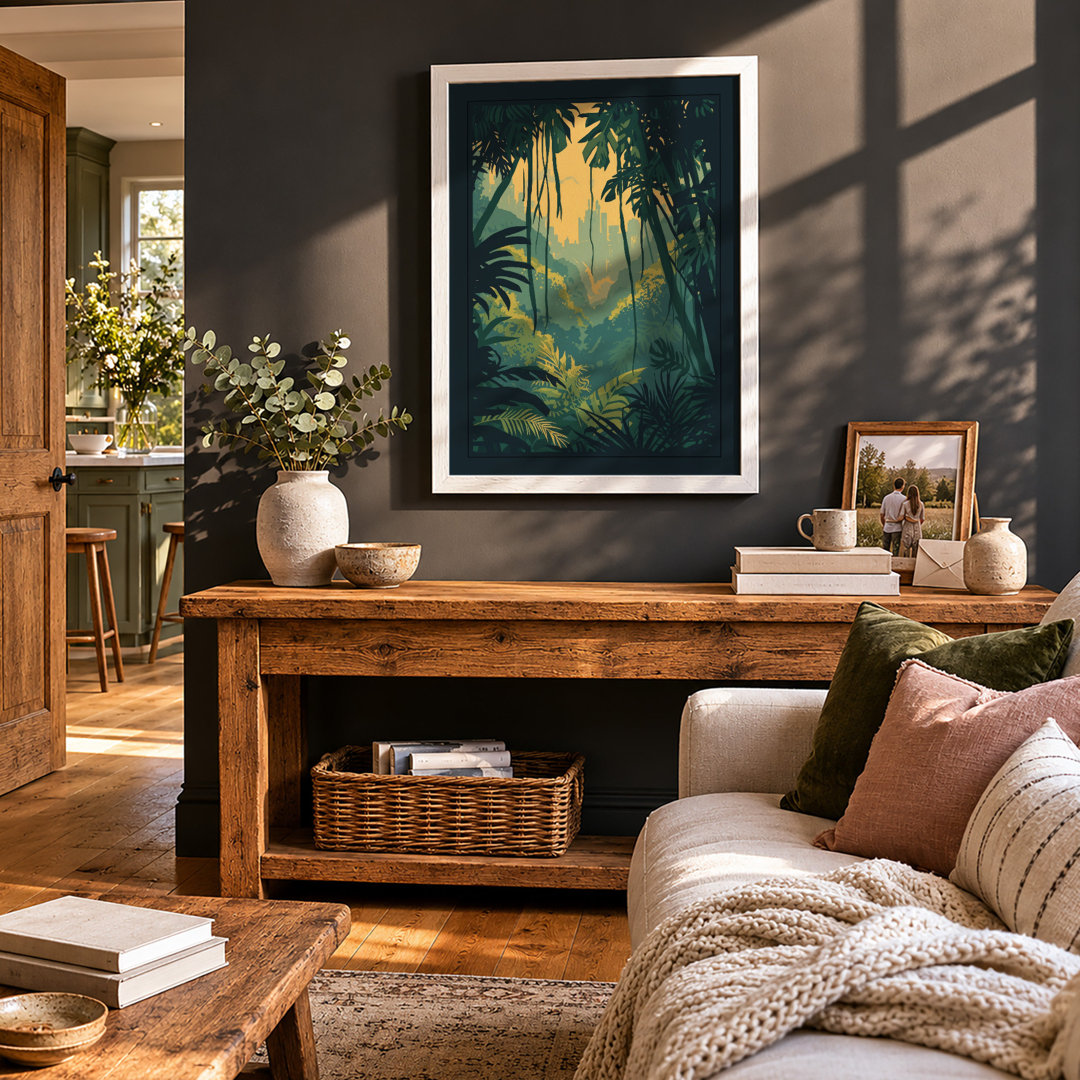 Jungle Paradise Tropical - Framed Print