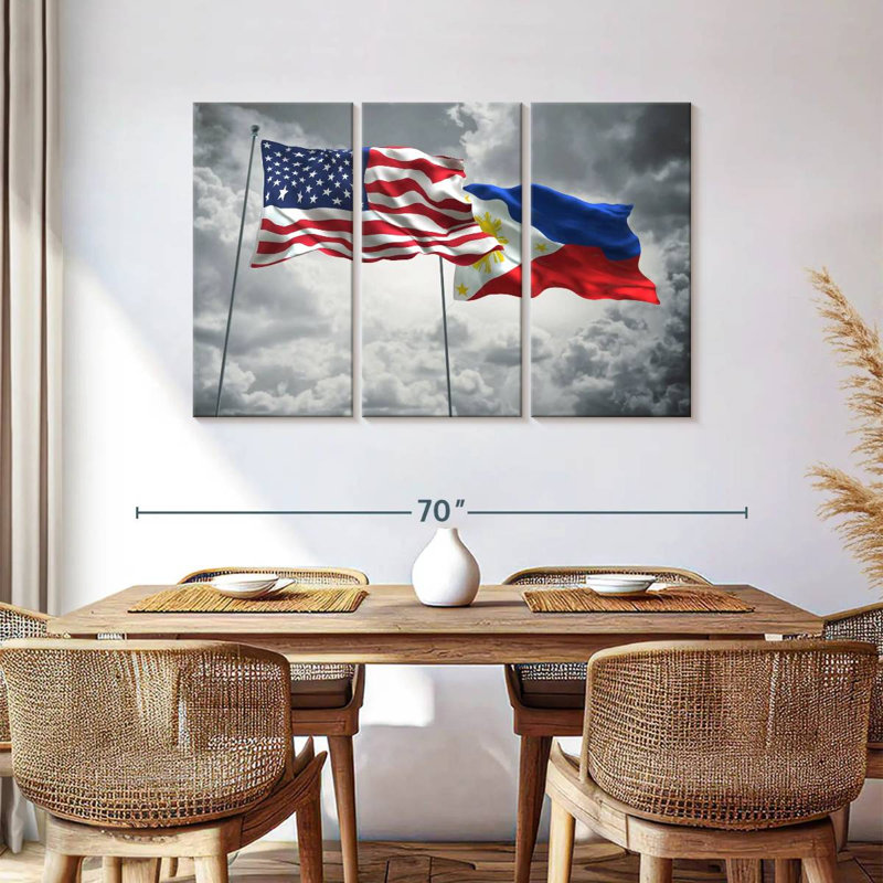 Borges USA And Philippine Borges, 36" H x 57" W