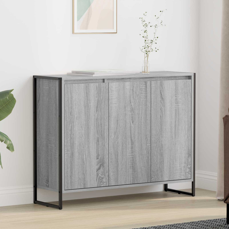 96.5cm Sideboard, Grey Sonoma