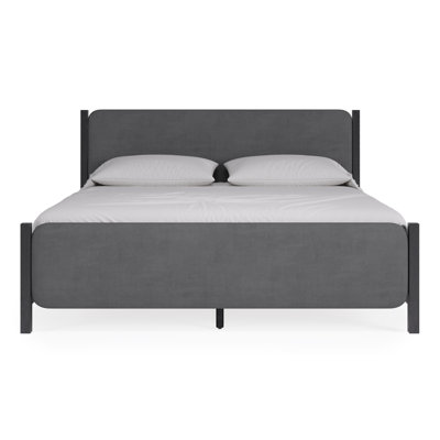 Leroy Velvet Upholstered Bed
