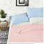 Cooling Comforter Bedding Set, Soft Pink Nylon, All-season Use