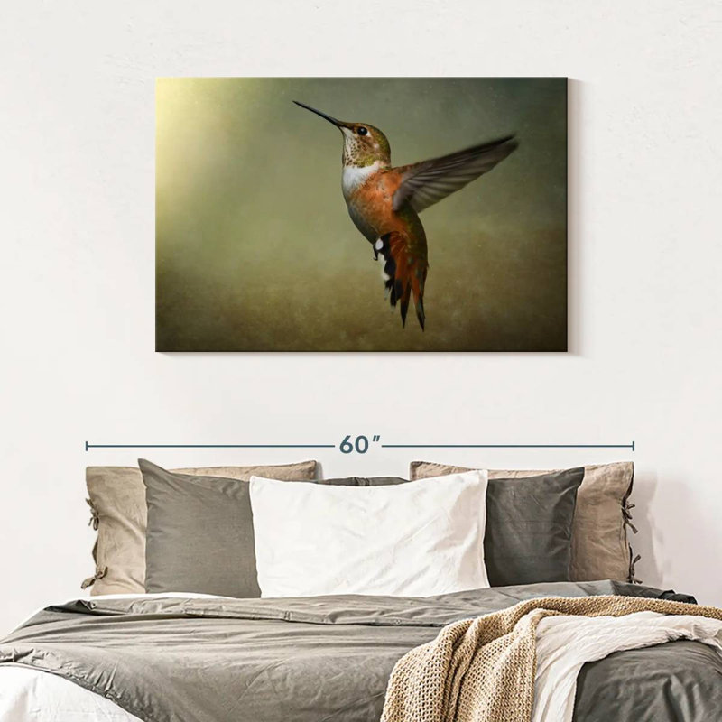 Colibri roux Brampt femelle, H 30 po x l 45 po