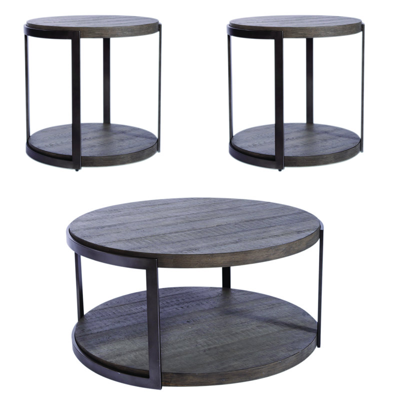 Arliss 3 Piece Living Room Table Set